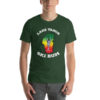 Rasta Skier T-Shirt, white text - Image 3