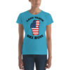 Lake Tahoe Ski Bum T-Shirt, black text - Image 8
