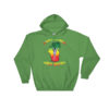 Rasta Skier Hoodie, rasta text - Image 5