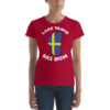 Sweden T-Shirt, white text - Image 10