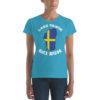 Sweden T-Shirt, white text - Image 8