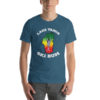 Rasta Skier T-Shirt, white text - Image 5