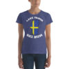 Sweden T-Shirt, white text - Image 4