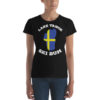 Sweden T-Shirt, white text