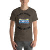 California Ski Bum License Plate T-Shirt, black text - Image 4