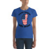 Lake Tahoe Ski Bum T-Shirt, black text - Image 6