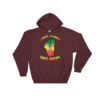 Rasta Skier Hoodie, rasta text - Image 6
