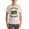 California Ski Bum Black License Plate T-Shirt, black text - Image 8