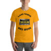 California Ski Bum Black License Plate T-Shirt, black text - Image 12