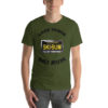 California Ski Bum Black License Plate T-Shirt, black text - Image 3