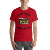 California Ski Bum Black License Plate T-Shirt, black text - Image 13