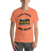 California Ski Bum Black License Plate T-Shirt, black text - Image 10