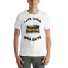 California Ski Bum Black License Plate T-Shirt, black text