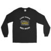 California Boarder Black License Plate T-shirt, white text