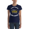California Ski Bum Black License Plate T-shirt - Image 2