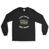 California Ski Bum Black License Plate T-shirt, white text