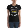 California Ski Bum Black License Plate T-shirt