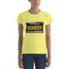 California Boarder Black License Plate T-shirt - Image 8