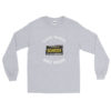 California Boarder Black License Plate T-shirt, white text - Image 5